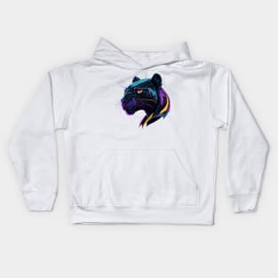 Panther Portrait Kids Hoodie